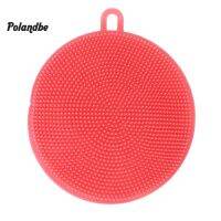 ●PO Multifunctional Dish Scrubber Sponge Brush Scouring Pad Kitchen Cleaning Tool