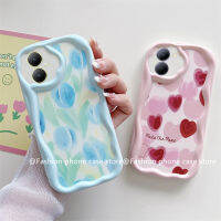 Phone Case เคส VIVO Y27 Y36 V27 V27e V25 V25e Y16 Y35 Y02 Y02A Y02T 4G 5G การ์ตูนกระต่ายหมีป้องกันเลนส์ดอกทิวลิปซิลิโคนนิ่มฝาหลังเคสโทรศัพท VIVO Y02s Y22 Y22s Y01 Y15s Y15A V23 V23e 2023