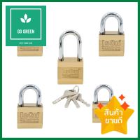 กุญแจคีย์อะไลก์ ISON 888-40/5 40 มม. แพ็ก 5 ชิ้นKEYED ALIKE PADLOCK ISON 888-40/5 40MM 5EA/SET **ด่วน สินค้าเหลือไม่เยอะ**