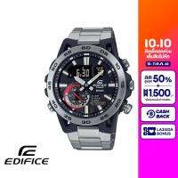 CASIO นาฬิกาข้อมือผู้ชาย EDIFICE รุ่น ECB-40D-1ADF วัสดุสเตนเลสสตีล สีดำ