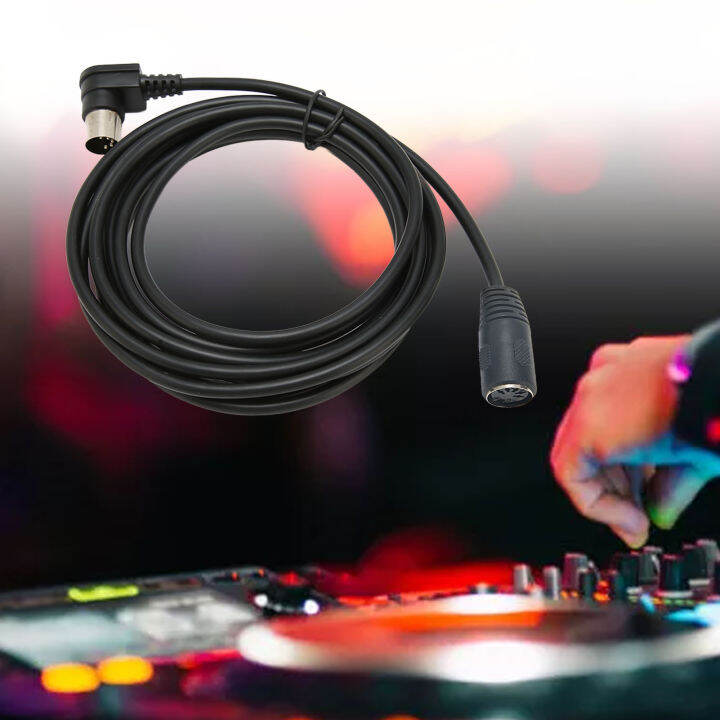 MIDI DIN Extension Cord, Plug and Play 90 Degree MIDI DIN Extension