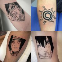 20 Sheets Tattoo Stickers Anime Style Temporary Tattoo Stickers Waterproof Fake Tattoos