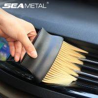 【CC】☃❍☬  Soft Hair Car Air Conditioner Cleaning Repeatable Detailing Outlet Vent Brushes Dust Cleaner for Parts