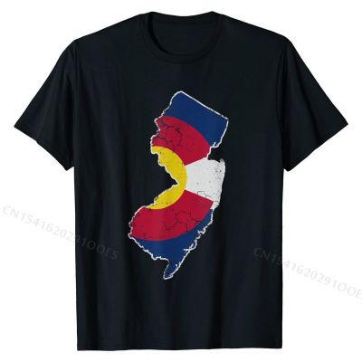 Colorado Flag New Jersey T-Shirt Top T-shirts Summer New Arrival Mens Tops &amp; Tees Summer Cotton