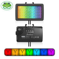 Seafrogs SL-20กันน้ำ RGB เติมแสงไฟ LED วิดีโอ8โหมดแสง CRI95 + IPX8แบบชาร์จไฟได้สำหรับดำน้ำสำหรับ GoPro ฮีโร่9/7/6/5ฯลฯการกระทำกล้องกรณี