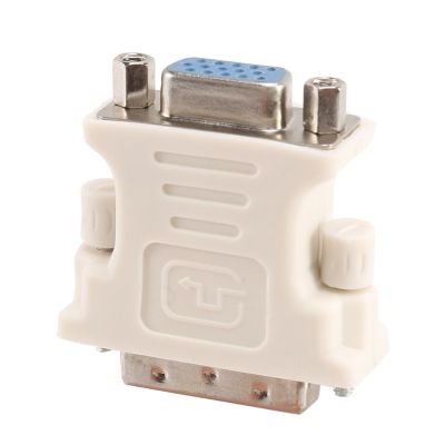 Adaptor DVI male (DVI - D 24 1) ke VGA wanita (15-pin)