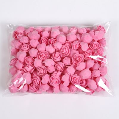 【CC】 50/100/200 Pieces of 3cm Foam Wedding for Diy Gifts Artificial Flowers