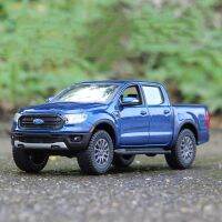 1:27 2019 Ford Ranger Pickup Alloy Car Model Diecast Metal Toy Off-road Vehicles Model High Simulation Collection Children Gift