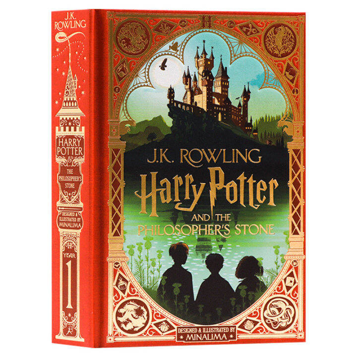 Harry Potter and the Sorcerer's stone minalima hand painted three ...