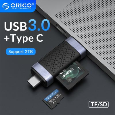 ORICO USB 3.0 2.0 Pembaca Kartu Flash Slot Kartu Memori Pintar untuk TF SD Adaptor Kartu SD Mikro Aksesoris Laptop PC Macbook Linux