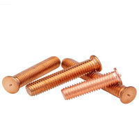 1000pcs M3*68101215 Weld Threaded Studs for Capacitor Discharge Welding Spot Screws Nails Copper Plated