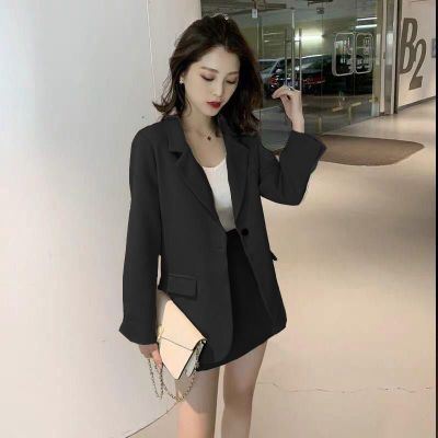 2021 woman blazer suit skirt Korean coat womens two piece suit