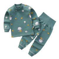 2T 3T 4T 5T Childrens underwear Pajama Sets Uni Baby Boy Pajamas Suit Cotton Pjs Clothes Set Autumn Winter Soft Sleepwear