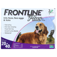 Frontline Plus size L cho chó từ 20k - 40 kg 2,68ml ống x 3 ống hộp thumbnail