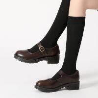 [COD] 2021 New Small Uniform Round Toe Thick British College