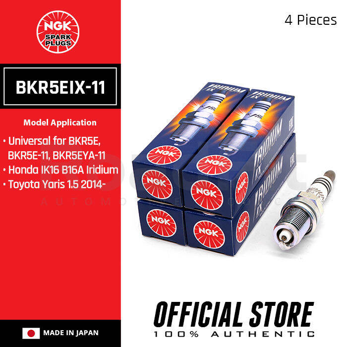 NGK BKR5EIX-11 Iridium IX Spark Plugs For Honda, Mazda, Mitsubishi ...
