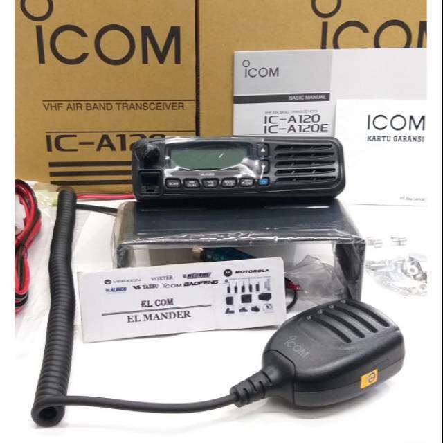 RADIO RIG AIRBAND ICOM IC-A120 ORIGINAL RESMI - JUAL RIG AIRBAND ICOM ...