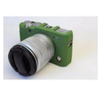 เคสกันกระเเทกล้อง SILICONE CASE CANON M10 GREEN (1250)