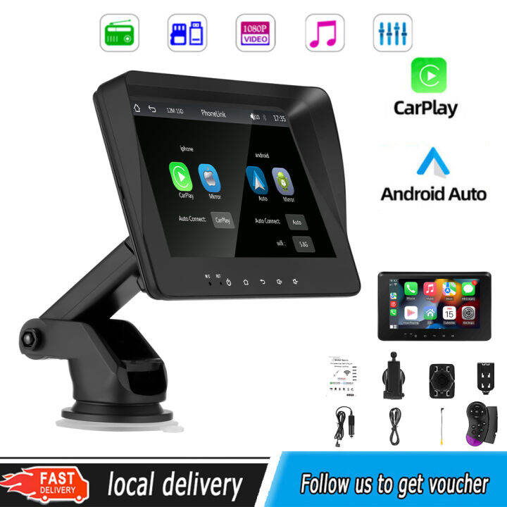 7 inch Car Radio Wireless Carplay Android Auto Car Radio for VW Nissan