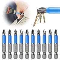 2/5/10PCS PH2 Cross Bit Drill Head Screwdriver Bits Hand Tools Anti Slip Electric 1/4" Hex Shank Magnetic Screwdriver Drill Bit Drills  Drivers