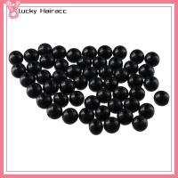 LUCKY HAIRACC 100Pcs สีดำสีดำ ลูกปัดไม้ลูกปัด 20มม. ค่ะ กลมกลมๆ ลูกปัดสเปเซอร์ งานทำมือ ทำจากไม้ ลูกปัดหลวมๆ การทำเครื่องประดับ