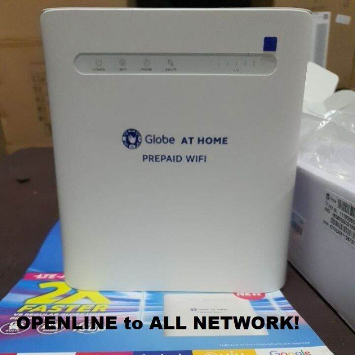 OPENLINE! GLOBE At Home WiFi CAT7 ZTE MF286RA Lazada PH
