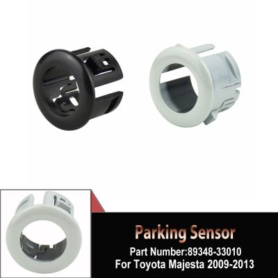 ❐ For Toyota Car Accessories Black White Color Car Parking Sensor Fixing Bracket Parking Holder Bracket 89348-33010