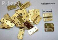 100pcs 18x16mm Gold Plated Door Hinge With 4 Holes