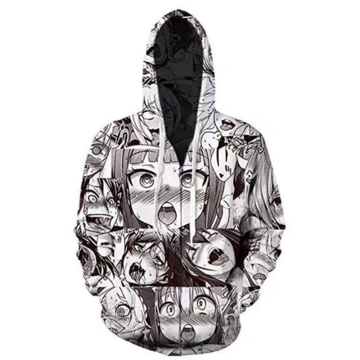 Unisex 3D Ahegao Hentai Hoodie Jacket Japanese Anime | Lazada PH