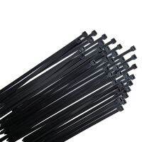 Black Pack of 300 Mm X 7.6 Mm UV Resistant Ultra with 75 Kg Tensile Strength Heat Resistant Durable