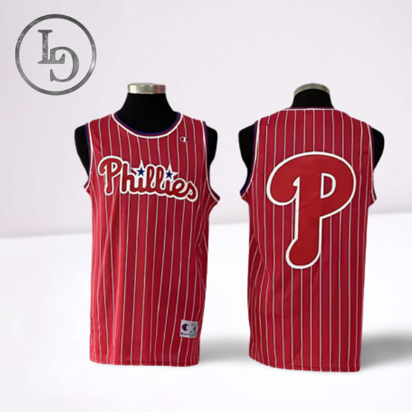 MLB Men's Philadelphia Phillies Basketball Jersey Embroidery Patches