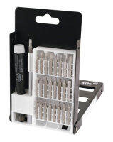 Wiha 75994 27-Piece System 4 Slotted Phillips Hex Metric and TORX Precision Interchangeable Bit Set in Compact Case