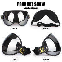 SOMAN R รถจักรยานยนต์ Goggles Universal Bubble Visor UV Protection Vintage แว่นตาขี่มอเตอร์ไซด์หมวกกันน็อคเลนส์ Soundhot