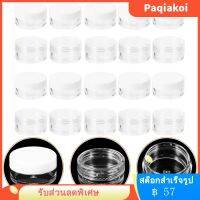 Paqiakoi 24pcs ครีมพลาสติกที่ว่างเปล่าขวดครีมหน้าว่างครีมแจกจ่ายครีมตู้คอนเทนเนอร์