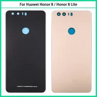 Honor8 Lite ปลอกหุ้มสำหรับ Huawei หลัง Honor 8ฝาหลังแบตเตอรี่แผงแบตเตอรี่ประตูแก้วหลังสำหรับเปลี่ยนเคส