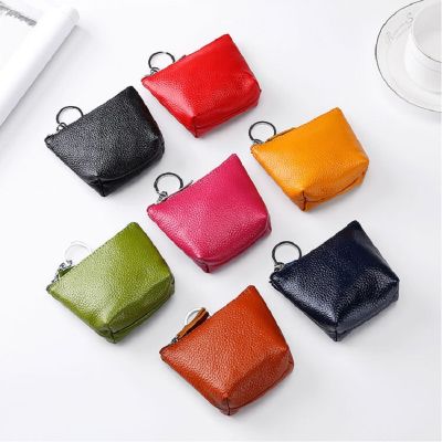 Zipper Purse PU Leather Keychain Bag Coin Purse Small Wallets Female Wallet Mini Women