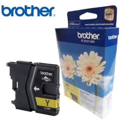 BROTHER INK CARTRIDGE LC-39Y สีเหลือง ตลับหมึกแท้ 1ตลับ