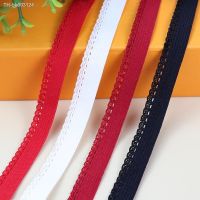 ☏✖ 10mm Stretchy Lace Trim Elastic Band For Underwear Bra Garment Sewing Accessiories DIY Handmade Craft Fabric