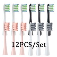 ZZOOI 12PCS Replacement Brush Heads for Oclean X/ X PRO/ Z1/ F1/ One/ Air 2 /SE Sonic Electric Toothbrush DuPont Soft Bristle Nozzles