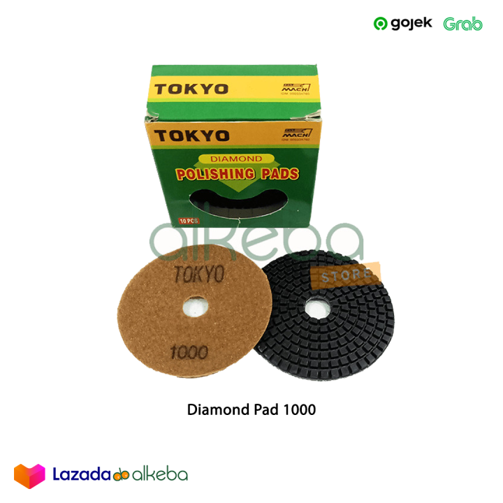 Diamond Pad 1000 Poles Batu Grinda Poles Marmer Lazada Indonesia