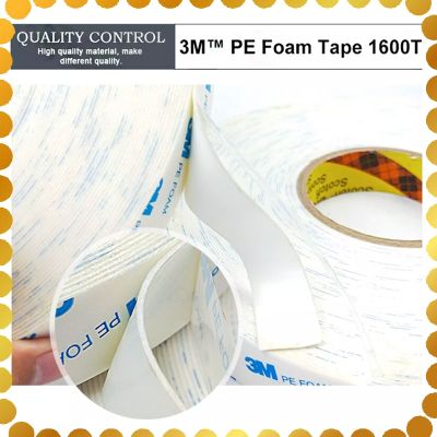 ۩۞ 3Meters/Roll 3M Strong Mounting Tape Double Sided Sticker Foam Pad Adhesive Tape White Thickness 1mm 10mm 12mm 15mm 20mm 30mm
