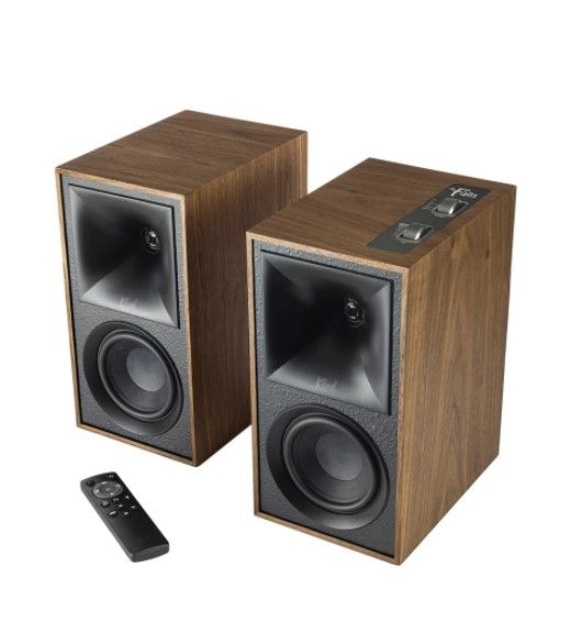 bluetooth-speaker-ลำโพงบลูทูธ-klipsch-the-fives-walnut