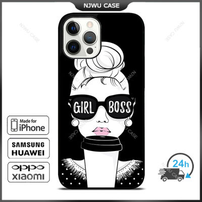 Girl Boss 2 Phone Case for iPhone 14 Pro Max / iPhone 13 Pro Max / iPhone 12 Pro Max / XS Max / Samsung Galaxy Note 10 Plus / S22 Ultra / S21 Plus Anti-fall Protective Case Cover