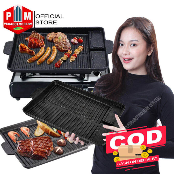 Grill Pan Yakiniku KOREAN BBQ Grill / panggangan KOREAN BBQ Grill Anti