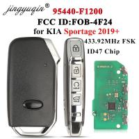 รถรีโมทสมาร์ทที่ห้อยกุญแจ95440-F1200 Jingyuqin สำหรับ KIA Sportage 2019 + 433Mhz ID47 FOB-4F24 4BTN อะไหล่สำรองไร้กุญแจ