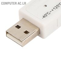 เครื่องวัดอุณหภูมิคอมพิวเตอร์ Ac.Lr Usb ภายใน ภายนอก อุณหภูมิคู่ ไฮเปอร์โบล่า จอแสดงผล เซนเซอร์ ข้อมูล ล็อกเกอร์ สัญญาณเตือน