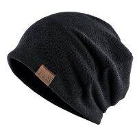 Unisex Autumn Winter Warm Beanies Hat Solid Color Baggy Slouchy Fordable Skullies Hat For Men Women Outdoor Cold-proof Bonnet