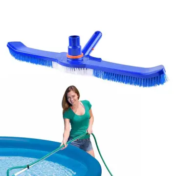 Swimming Pool Corner Steps Brush Heavy Duty Scrubbing Power Aquarium Algae  Moss Cleaning Brushes Cleaner Tools For Stairs Spa Jets Walls Tiles Floors