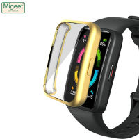 Migeet สำหรับสายนาฬิกา Huawei 6/สาย Huawei 7 /Honor Band 6ป้องกันทีพียูอ่อนเคสสำหรับ HUAWEI แบนด์6ปกป้องหน้าจอเต็มรูปแบบ