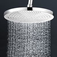 Bathroom Top Shower Head 10 Inch Rain Shower Head Adjustable High Pressure Bathroom Accessories Rainfall Showerhead Water Saving Showerheads